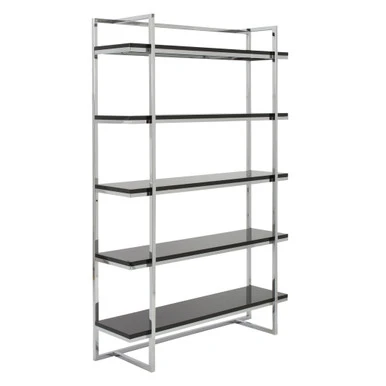 Reza Shelf - Black/Chrome