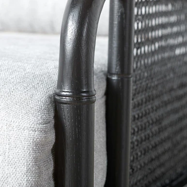 Addison Accent Chair - Matte Black - Image 6