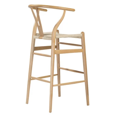 Tia Bar Stool - Natural/Natural - Image 3