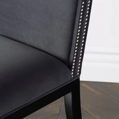 Jasmine Dining Chair - Matte Black - Image 6