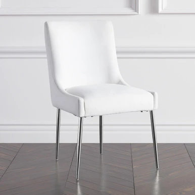 Elinor Dining Chair - Bright Nickel - Image 4