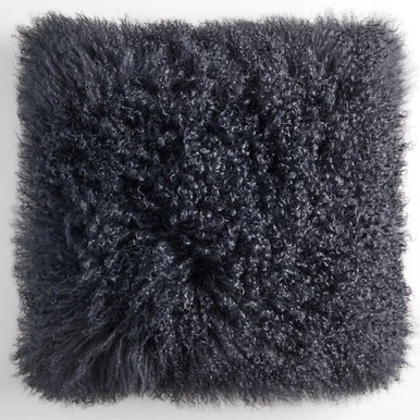 Mongolian Pillow 22" - Black - Image 7