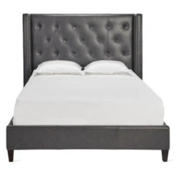 Porter Leather Bed