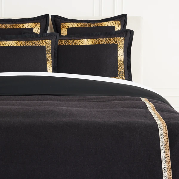 Selena Frame Bedding - Black