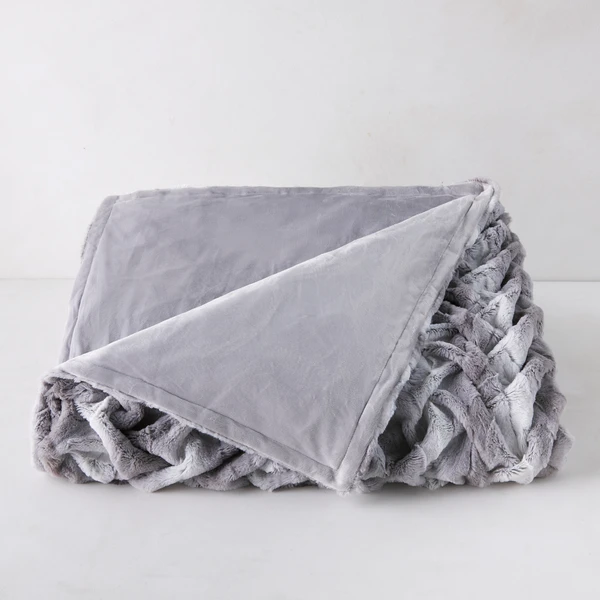 Brixton Throw - Grey - Image 2