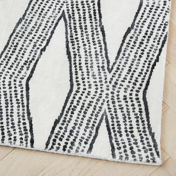 Nikki Chu - Zari Rug - Black - Image 2