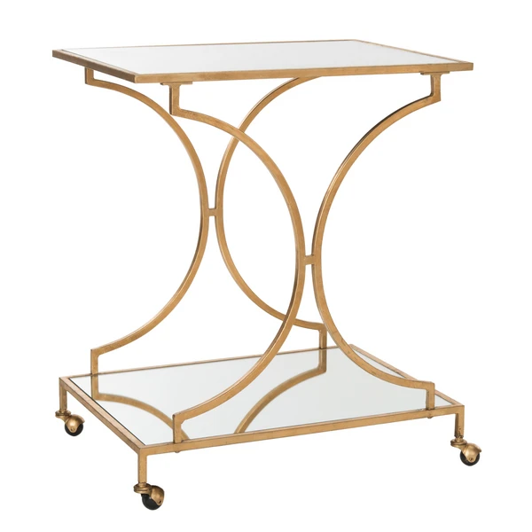 Arden Bar Cart - Gold - Image 2