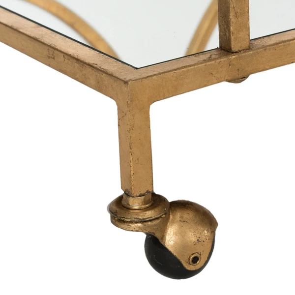 Arden Bar Cart - Gold - Image 3