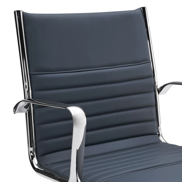 Darby Low Back Office Chair - Blue - Image 7