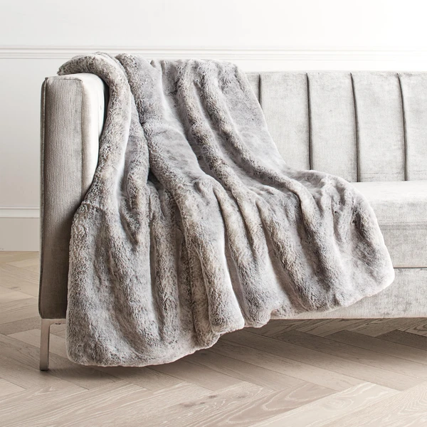 Chinchilla Throw - Grey