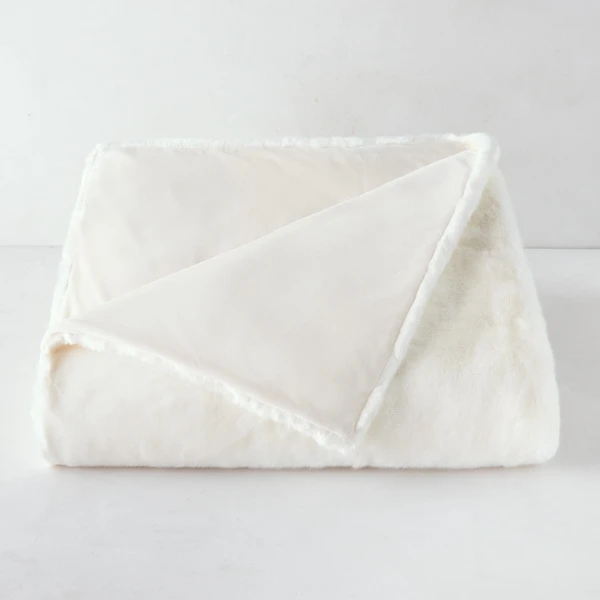 Chinchilla Throw - White - Image 2