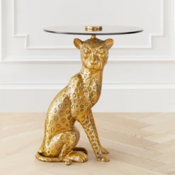 Cheetah Accent Table