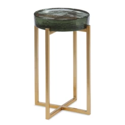Livorna Round Accent Table - 17"H