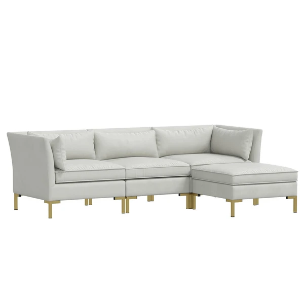 Zara 4 PC Ottoman Sectional