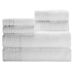 Adagio White Towel Bundle - Set Of 6