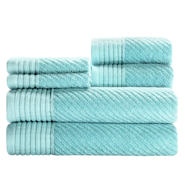 Adagio Aqua Towel Bundle - Set Of 6