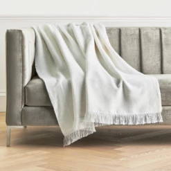 Della Throw - White