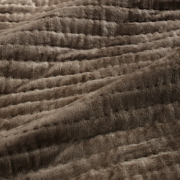 Mardon Velvet Bedding - Grey Mocha - Image 2