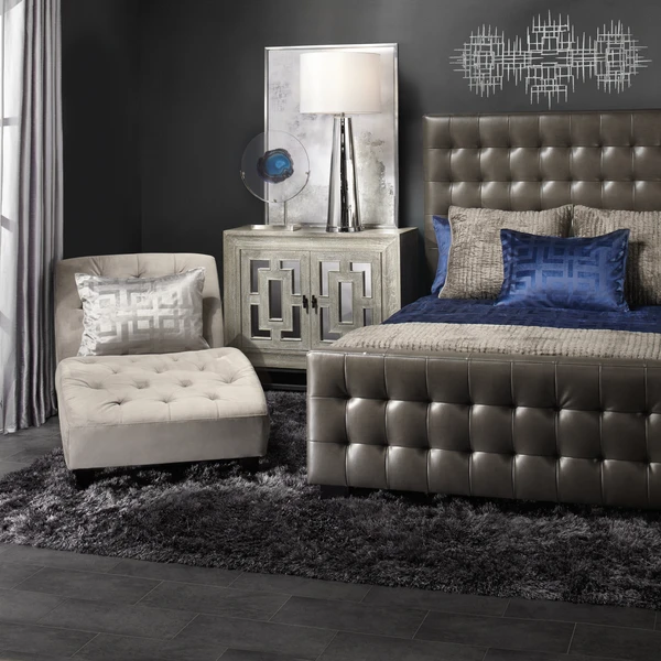 Mardon Velvet Bedding - Grey Mocha - Image 3