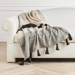 Adel Oversized Throw - Grey