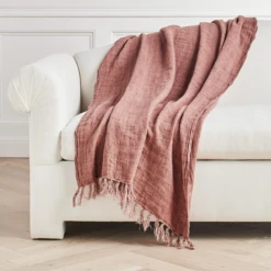 Taylan Throw - Coral
