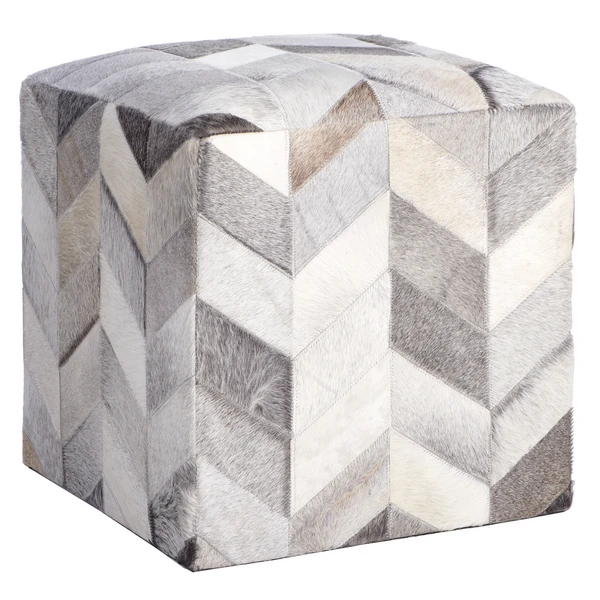 Masson Hair On Hide Ottoman