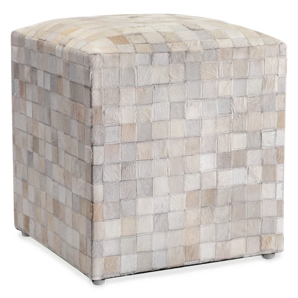 Layton Hair On Hide Ottoman