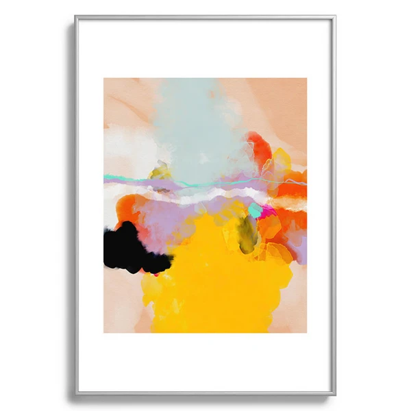 Yellow Blush Abstract - Image 4