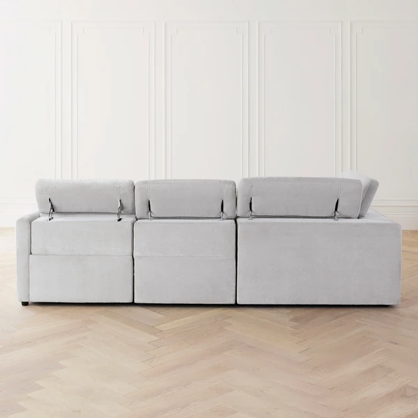 Ainsley Reclining Sectional - 5 PC - Image 8