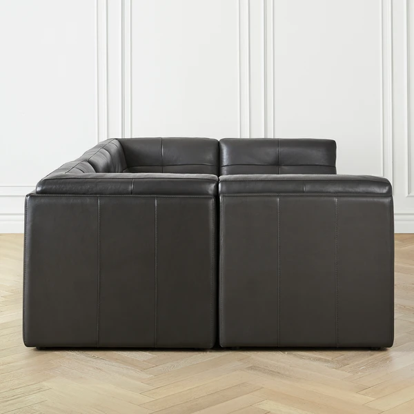 Convo Leather Sectional - 6 PC - Image 3