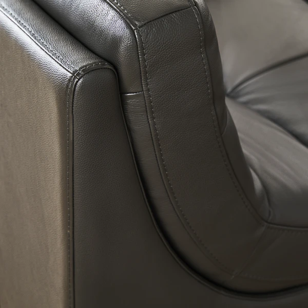 Convo Leather Sectional - 6 PC - Image 6