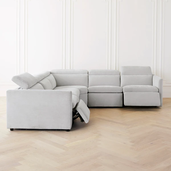Ainsley Reclining Sectional - 5 PC - Image 6