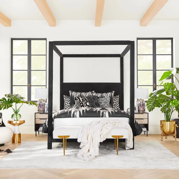 Nikki Chu - Amani Bedding - Charcoal - Image 4